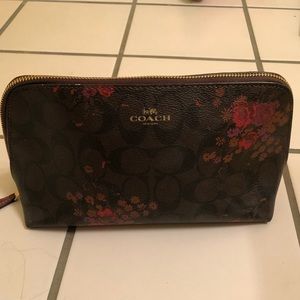 Coach makeup bag